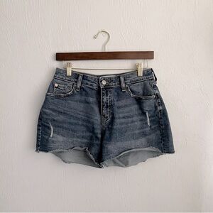 Levi's Denizen high rise denim jean shorts